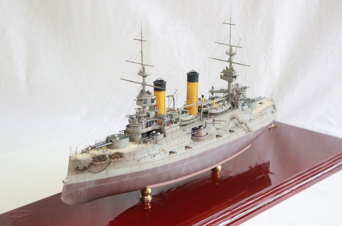 TRUMPETER 1/350 Russian Navy Battleship Tsesarevich 1904.ver 完工
