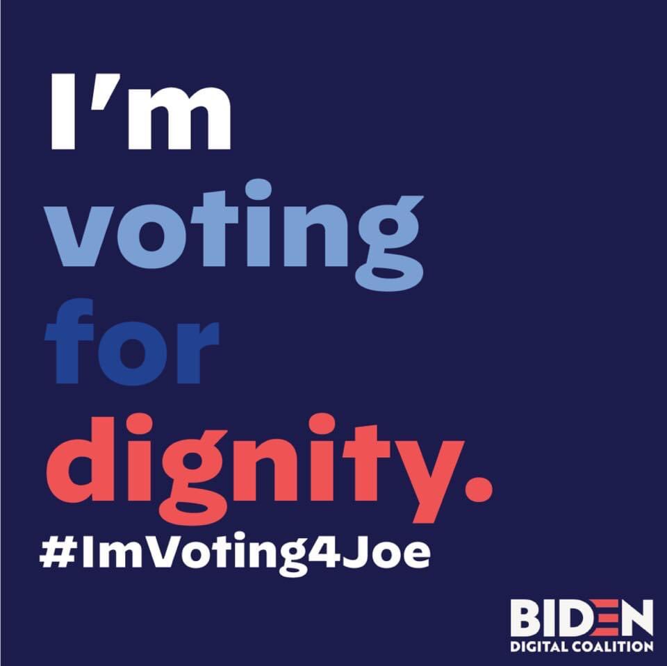 BSCBell's tweet photo. I believe it! #ImVoting4Joe https://t.co/2s0yC2KaJB