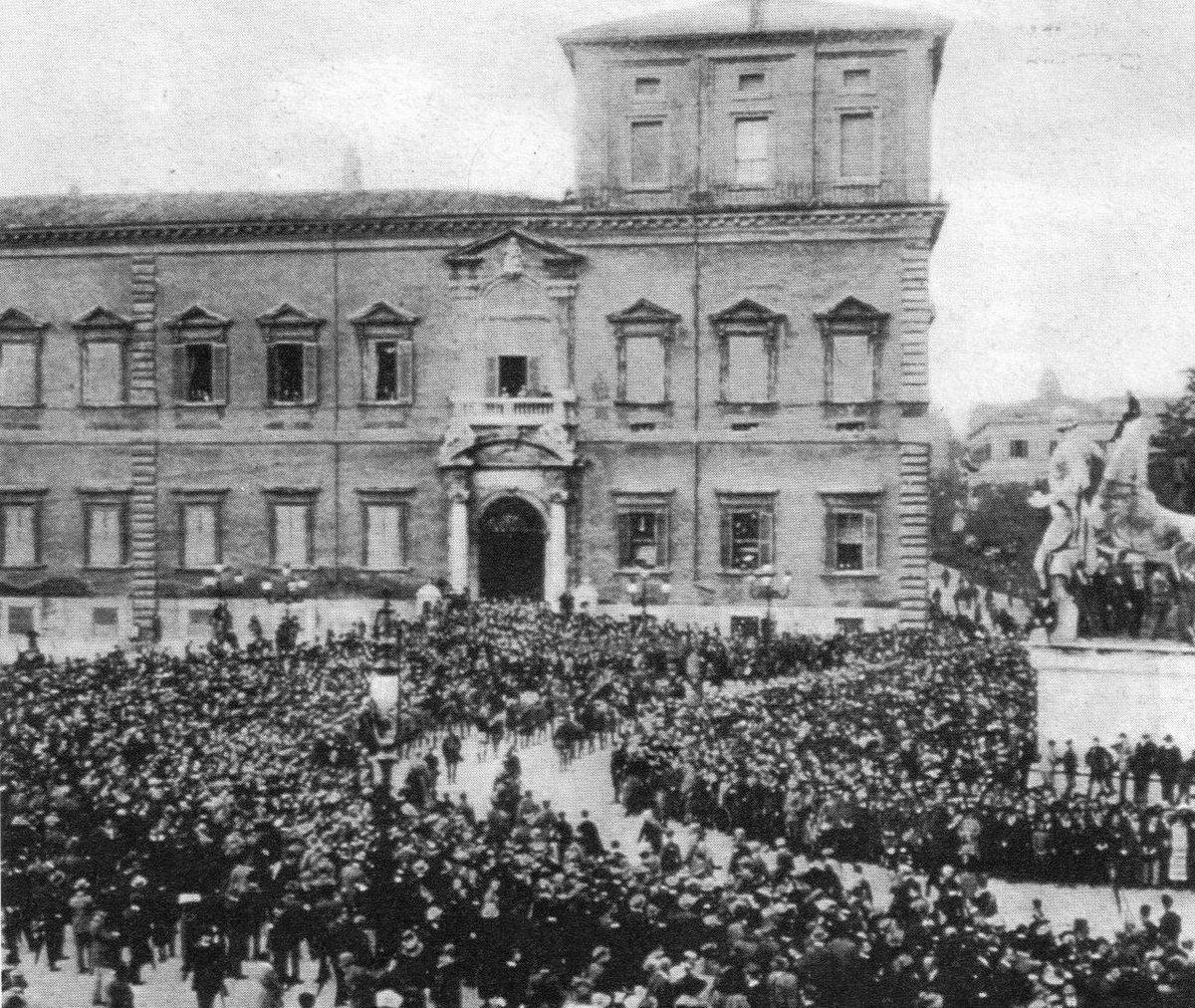 It is 4th anniversary of Mussolini's appointment as President of the Council of Ministers (official title of Italian PM), after forcing the King's hand by staging the 'march on Rome', when 50k armed blackshirts marched on the capital demanding the Fascist Party be given power >>2