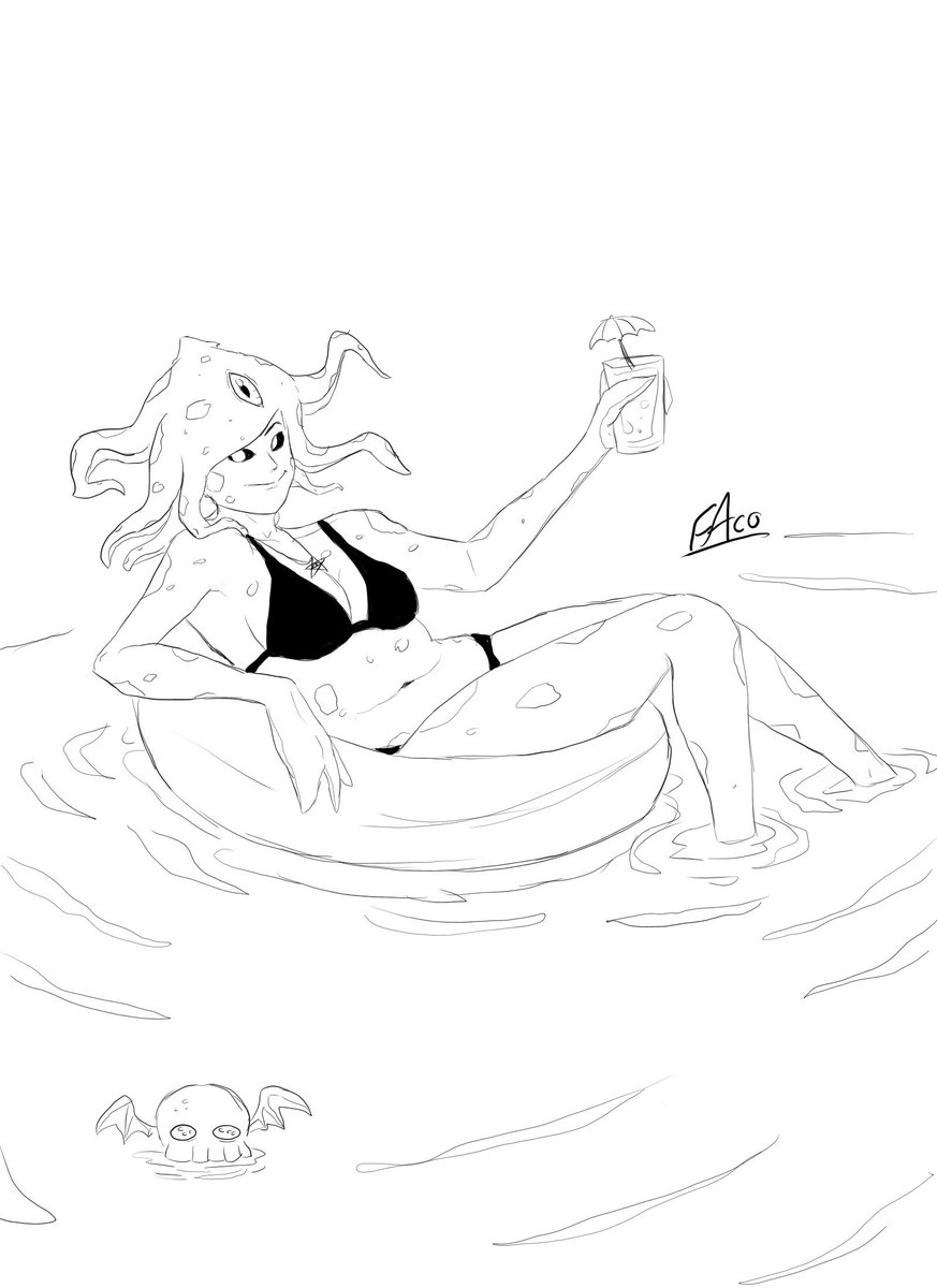 faconator's tweet photo. Inktober Day 28: Float
#inktober #inktober2020 #inktober2020day28 #Halloween #squidgirl #monstergirl #swimsuit #Cthulhu #faconator #float #inktoberfloat https://t.co/KC1gpHo1qc