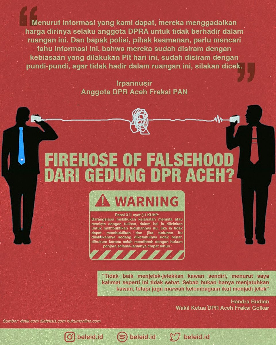 BeleidId's tweet image. Selamat malam minggu para pemuja dusta. 😊

#beleid #fitnah #dpra #gubernur #aceh #angket #interpelasi #politik #kebijakan #ekonomi #pembangunan #milenial #infografik #ilmupolitik #media #pemerintah #anakmuda #cucitangan #pakaimasker #jagajarak #hindarikerumunan #covid19