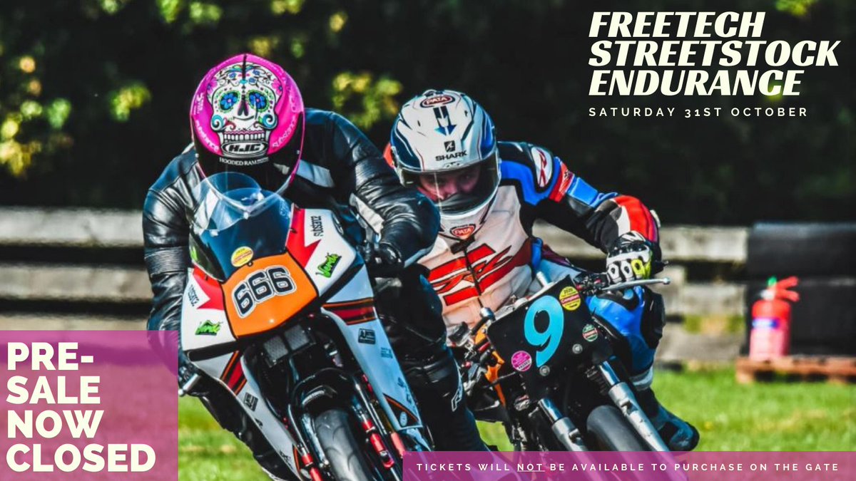 Freetech Endurance IS GO! 
Ticket sales now closed. 
If you have booked your tickets, we can’t wait to see you! 
The gates open at 8am.