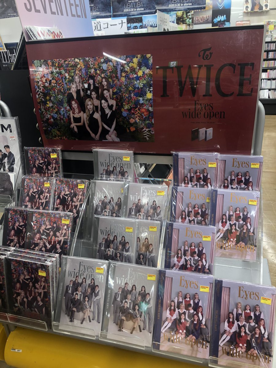 TWICE 】 TWICEの正規第2集『Eyes Wide Open』全形態入荷しています