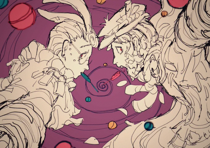 ハロウィンイラスト!うさ弁護士とカカシピアソソ描いた? 