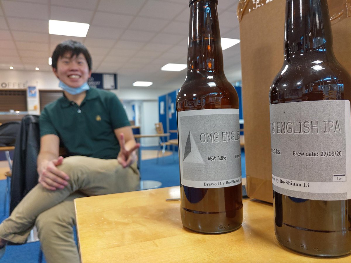 OMG_Oxford's tweet photo. Bo added learned a new skill during lockdown, and in a final reveal launched OMG's own beer.
OMG HEA IPA https://t.co/LFblgLGP1G