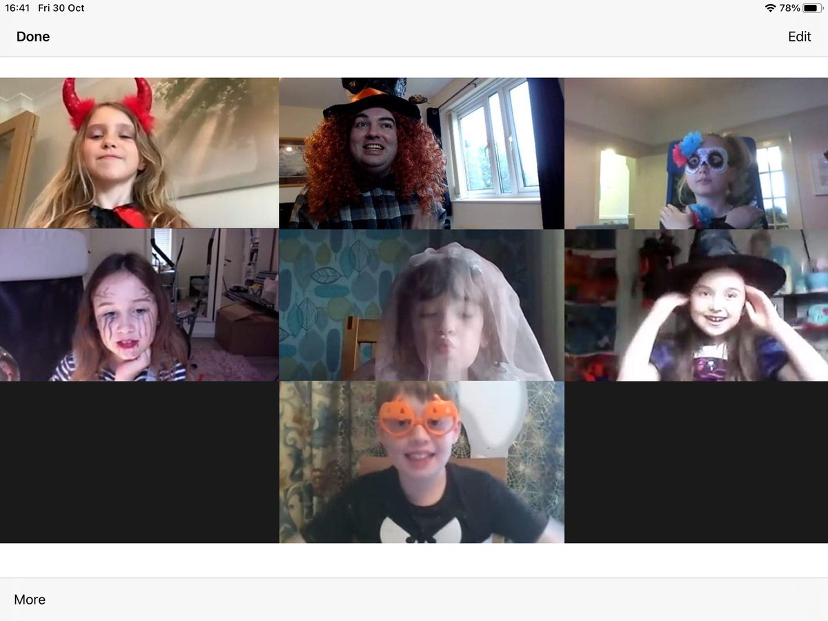 GlamorganMusic's tweet photo. Well done to everyone who completed our online theory course! Pictured are the spooky students from classes 1 and 2 ๐๐ป๐ง๐ปโโ๏ธ๐งโโ๏ธ๐งโโ๏ธ enjoy Halloween! #GlamorganMusicSchool #OnlineLearning #SpookyStudents https://t.co/vIsXAsSaOc