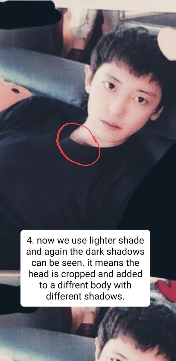 Like it's said If the whole thing happened after 2017, there should be an EXO-L bd tattoo on his wrist but there's none. Also, if you look closely at his chest where his arm is laid, you can see the forearm isn't carefully cropped that some anomalous and strange curves are made.