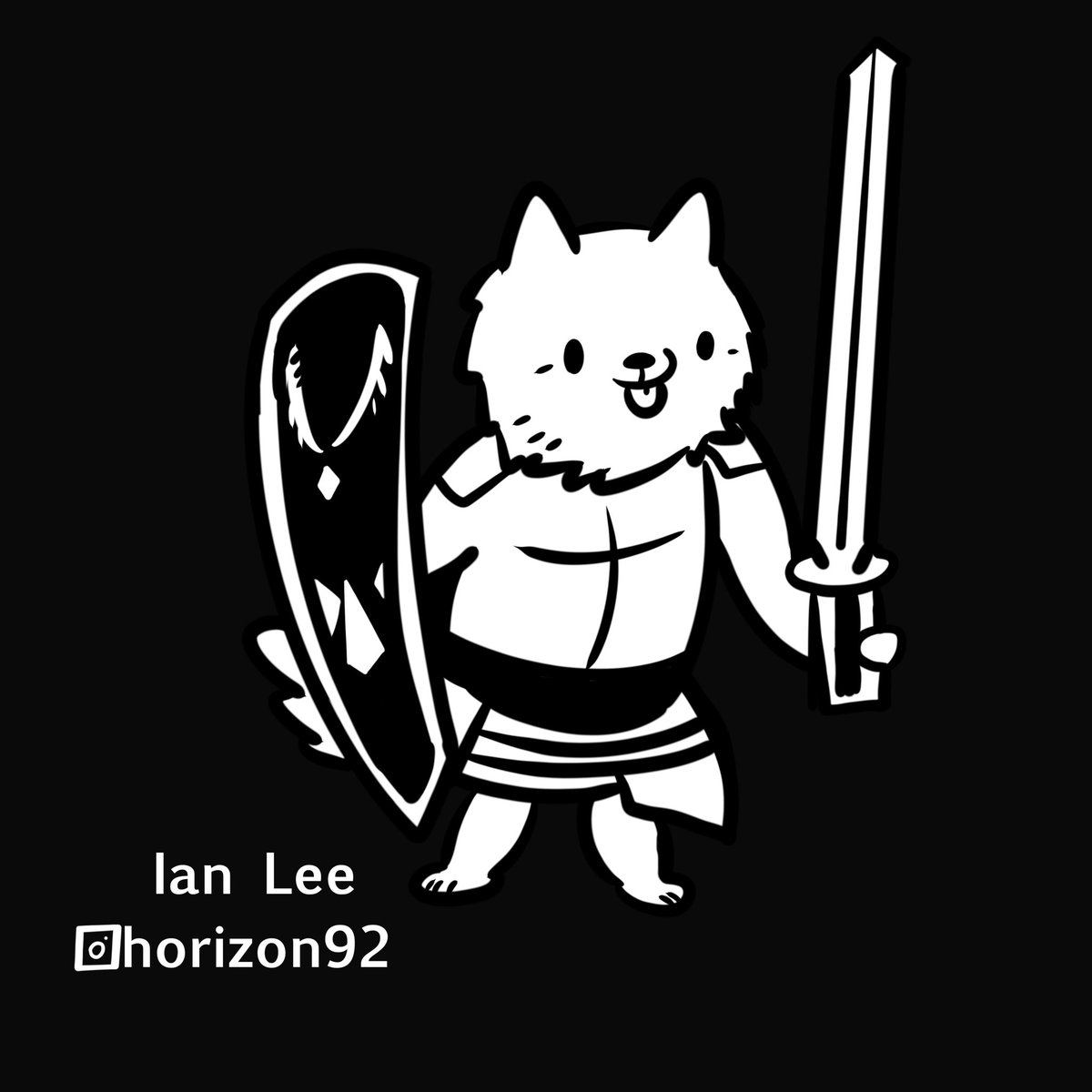 HorizonArtt's tweet image. Lesser dog fan art, #undertale #lesserdog #dog #gaming #videogame #art #digitalart #knight