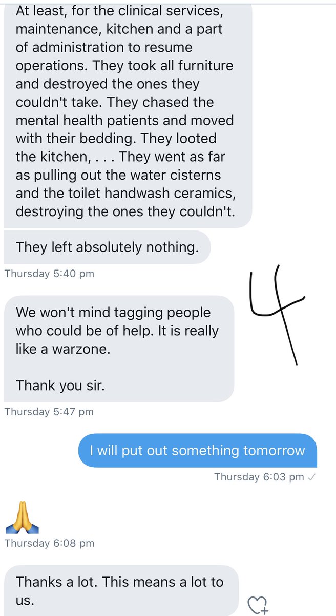 EXPOSED: Last week, Psychiatric Hospital in Calabar was attacked.

•Almost all assets gone
•Many psychiatric patients hav escaped into the streets.

The govt is trying hard to hide this.
But the hospital is in a very big mess.

Do me a favour🙏🏿
RT for the world to see and help.
