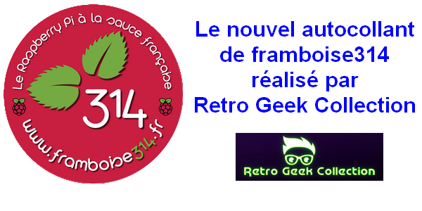 framboise314's tweet photo. Le stock de l'ancien #Sticker #Autocollant @framboise314  étant presque épuisé, j'ai fait réaliser la nouvelle version par Sylvain de Retro Geek Collection @RetroGeekColle1 
Sticker que vous trouverez sur le stand des salons, Maker Faire, Techdays, Geek Festival etc. https://t.co/rtozSQyv29