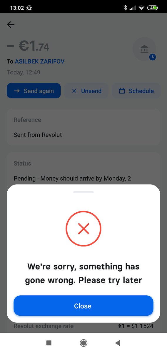 code100days_'s tweet image. Hi @RevolutApp.I have sent money  and now I want to cancel it. Please help me.