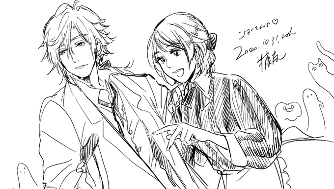 【#糠床エアスケブ】「リヴァモア兄妹」ありがとうございましたー!!!!ハロウィン??? 