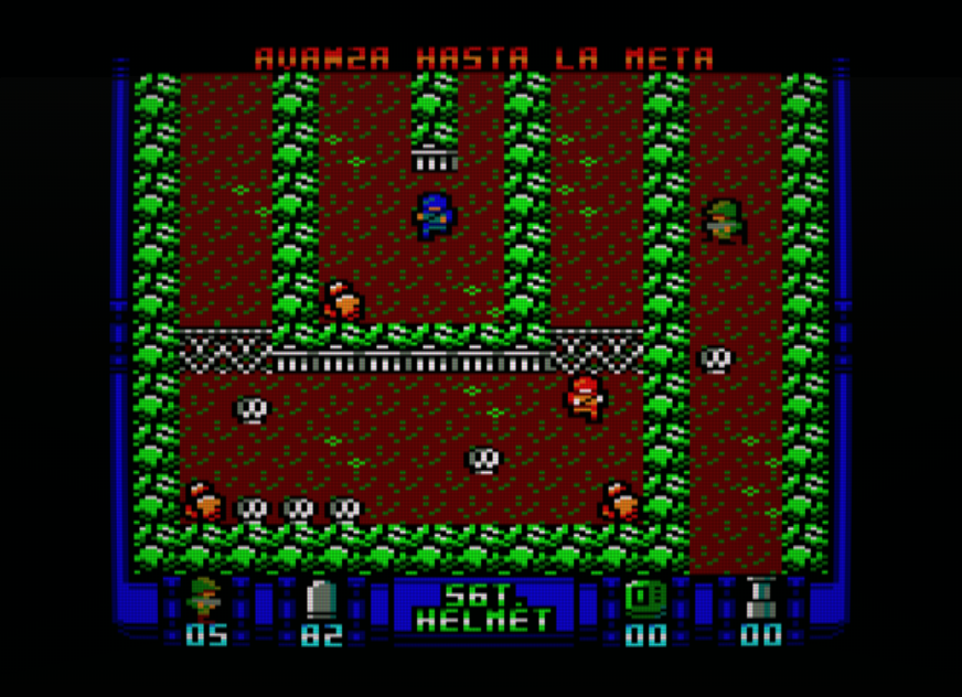 mojon_twins's tweet photo. Feliz Jalowin!!!! Aquí os dejamos Sgt. Helmet Training Day para #Amstrad #CPC  https://t.co/sfMgAYpn82 #retrodev https://t.co/g33ebOLLYQ
