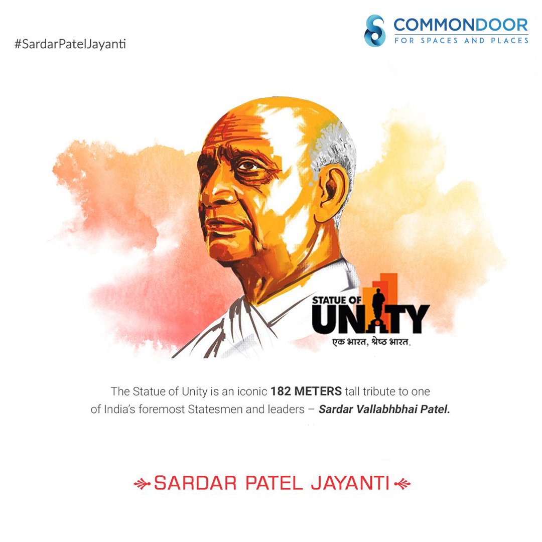 COOMMONDOOR's tweet photo. Tributes to 'The Iron Man of India,' Sardar Vallabhbhai Patel on his #Jayanti today. 
#SardarPatel  #NationalUnityDay2020  #sardarpateljayanti https://t.co/HLaxHM0Ebl