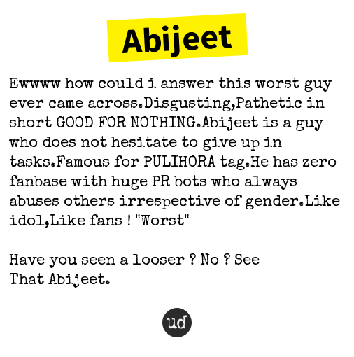 Urban Dictionary on Twitter "Abijeet Ewwww how could i answer this
