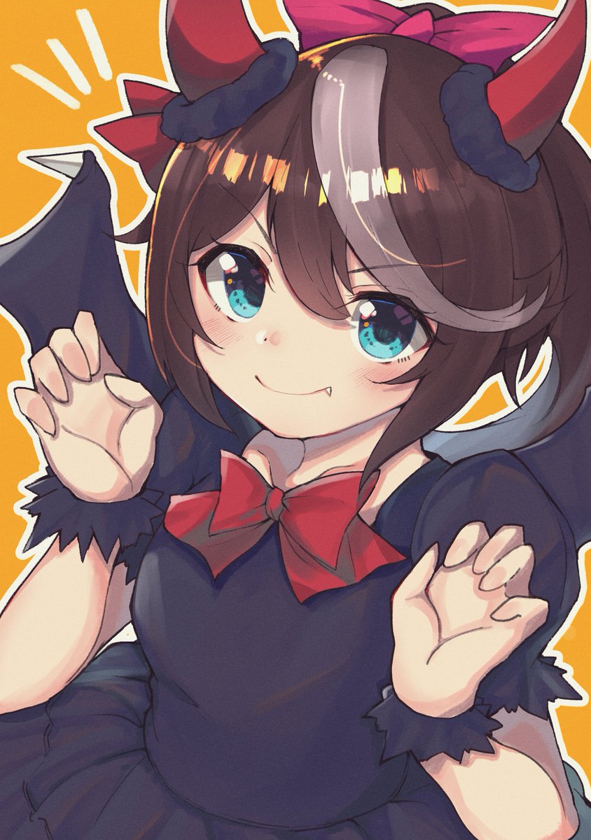 トウカイテイオー(ウマ娘) 「ハロウィンなので去年描いたていおちゃん🎃 」|みそにこみのイラスト