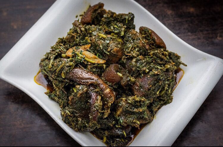 Let me bless your timeline with good foods since today is for owanbe . How many have you eaten? 1. Efo Riro            2. Vegetable soup Thread...