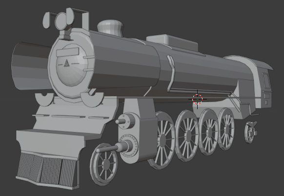 D52 steam locomotive in progress