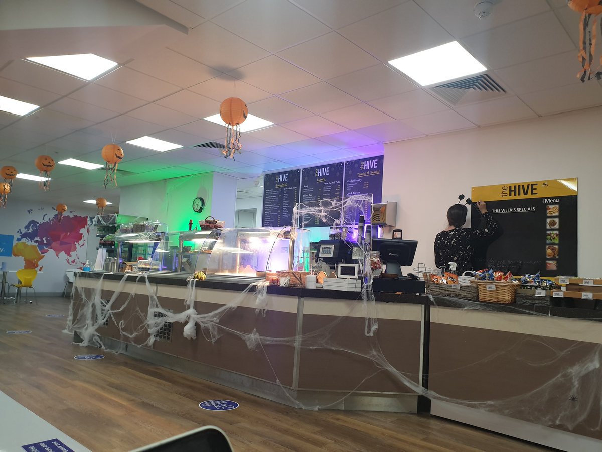 A great Halloween themed week! Pictures from our Manchester site #HappyHalloween #contractcatering 👻