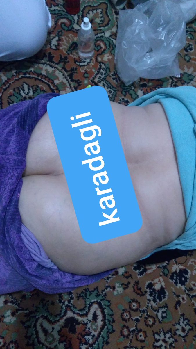 Ablamın gotunu kocam için çektim baldan tatlı mi ki