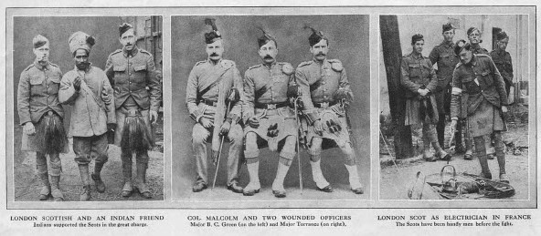 Wave upon wave the London Scottish repelled fierce German attacks. Sadly in the early hours the Germans eventually broke through, & Col. Malcolm realising how perilous the situation was ordered the London Scottish to extricate themselves back via Wulverghem.