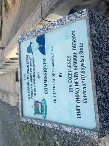 TrackaNG's tweet photo. EXPOSED!!!

Dear @ICPC_PE

This is the terrible state of New Yenagoa city linked bridge, Onopa, Yenagoa,Bayelsa State.

This bridge was commissioned on the 13th February, 2020. 

It's NO longer accessible for road users. affecting day to day business

#EndBadGoveranceInNigeria https://t.co/BEbXbsE8GN