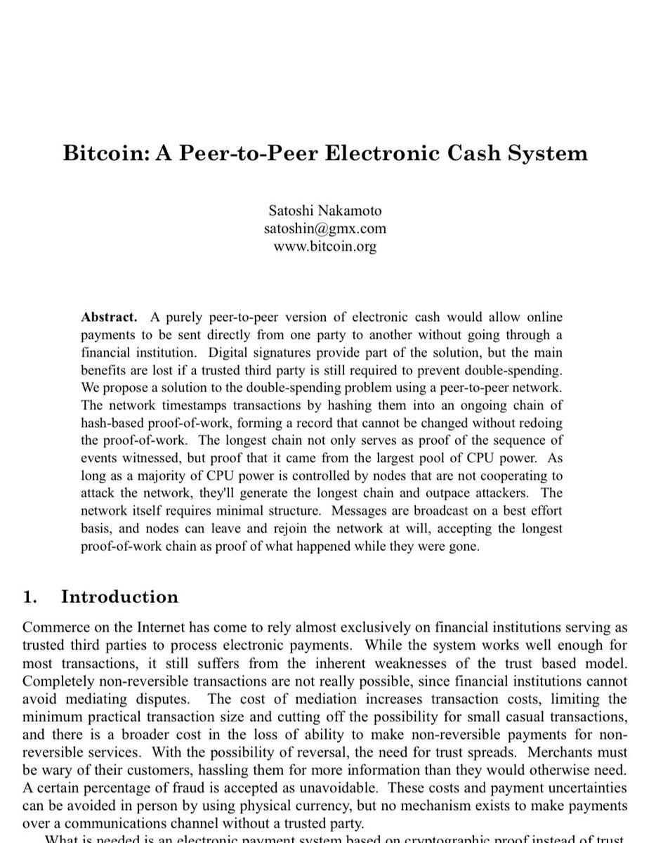 Bitcoinsv_Wales's tweet photo. Today marks the 12th anniversary of the release of the #Bitcoin white paper by Satoshi Nakamoto.

Since 2008, it has changed the world, and now lives on in @_BitcoinSV alone.

Read it here >> https://t.co/UnqaqDOSOC https://t.co/4i4exKmNzr