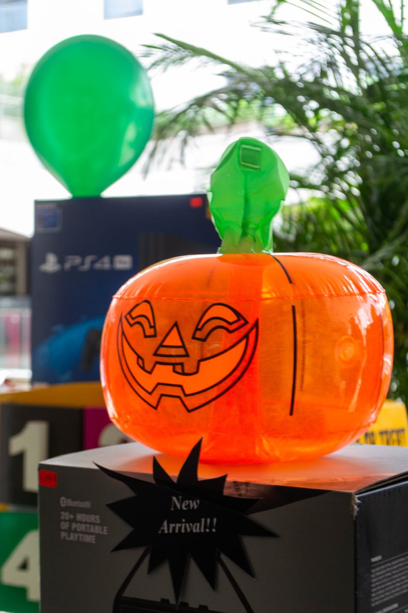 VillageMarket's tweet photo. - merchandise (Caps, t-shirts, pens, selfie sticks, etc) and if you choose "trick" you stand a chance to win discounts & offers when you purchase items in store! Swing by #VMhalloween #VMtech #VMlifestyle https://t.co/MDxHHjASt3