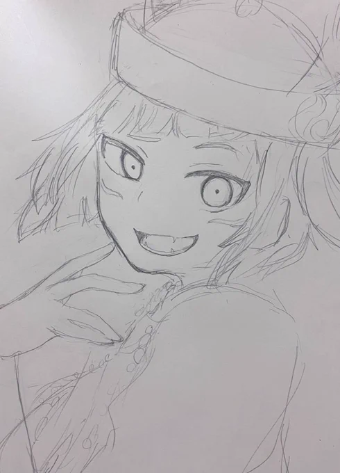 ハロウィンリリア様描こうと思ったけど作画コストの高さに挫折した 