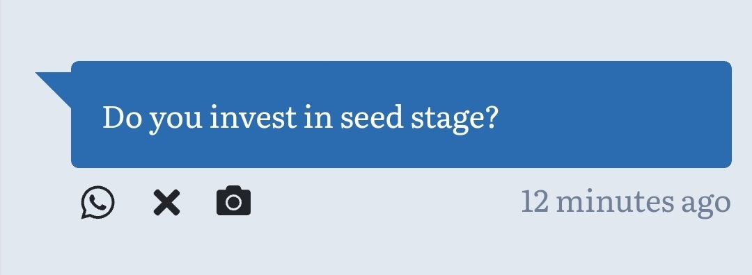 Yes, all the time! Half our portfolio is seed companies. Call us.