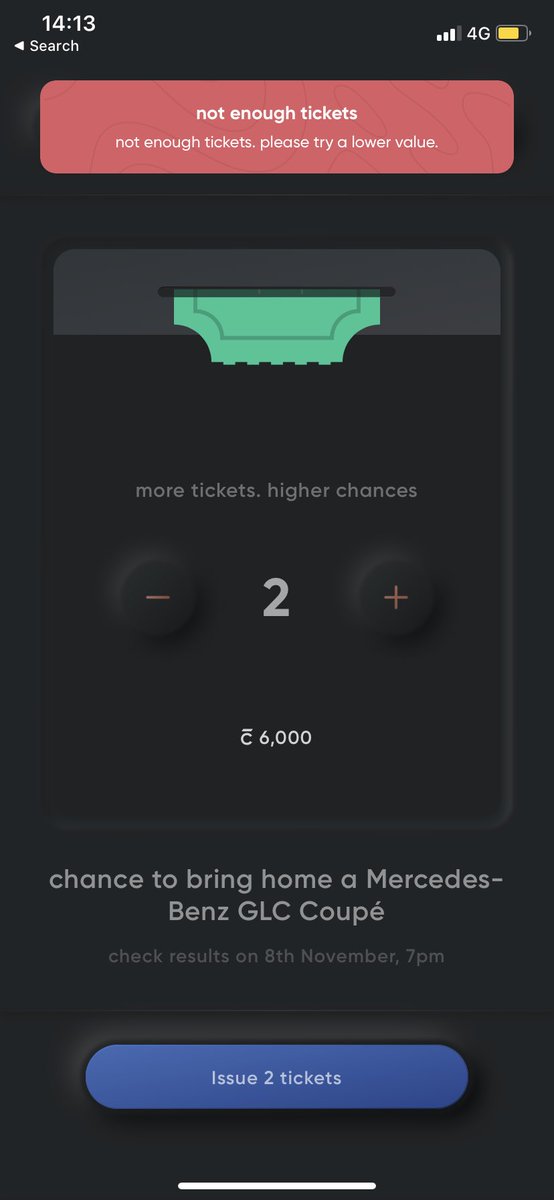 Nikitamaini's tweet photo. ⁦@CRED_club⁩, please replenish the tickets. ⁦@kunalb11⁩ https://t.co/bMQjYMZMbU