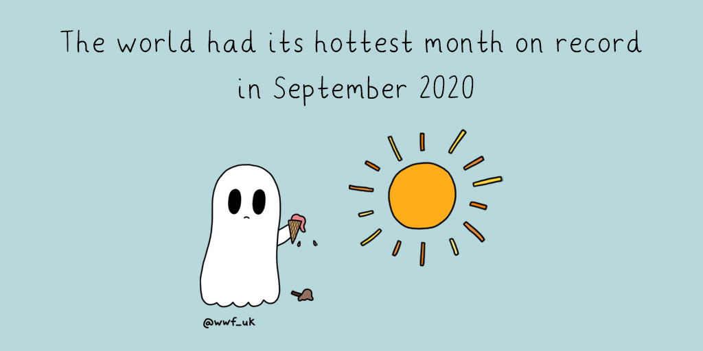 What's scarier than #Halloween? The science. 

It doesn’t have to be this way - it's time to #StandUpForNature.