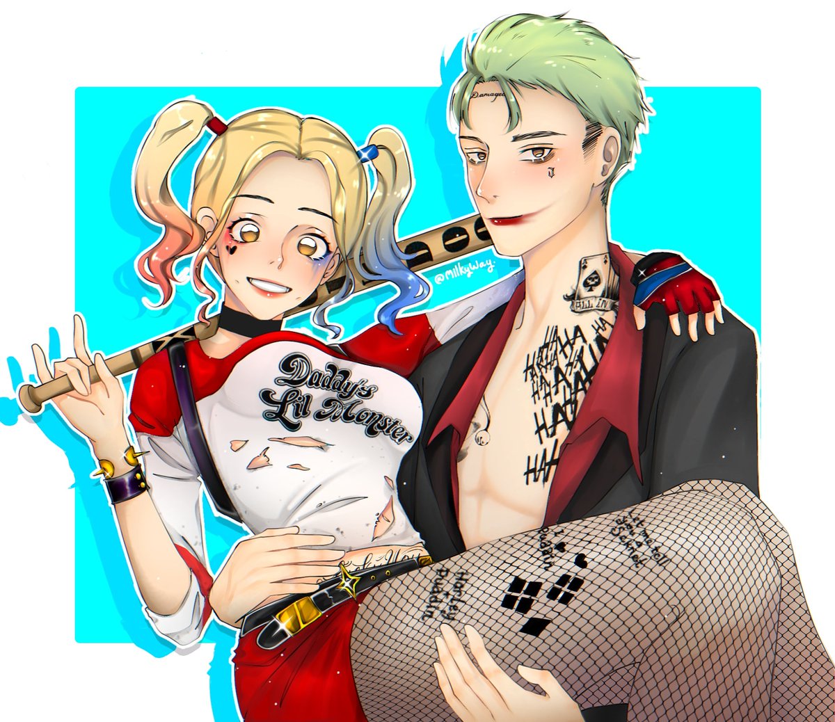 Burin_CKU's tweet photo. #คืนเหงาวันหมาหอน_CKU
joker &amp; harley quinn

@Harlan_Hec_CKU https://t.co/AgD1lD5xM7