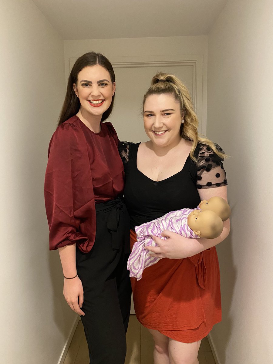 tegancolleen's tweet photo. When Halloween and the state election fall on the same night, you dress up as your favourite ALP women 🤩 @AnikaWells @AnnastaciaMP @HannahBurstow https://t.co/FoOG603Spw