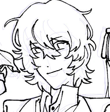 this was what his face looked like before for a little . F 
