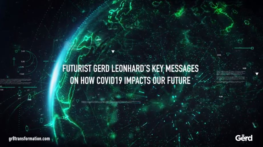 Over the weekend we are going to share with you Gerd Leonhard @gleonhard @futuristgerd 12 bullets of post Corona Foresights. Listen to the full interview ontheukbrandshow.co.uk or watch on youtube.com Monday afternoon.