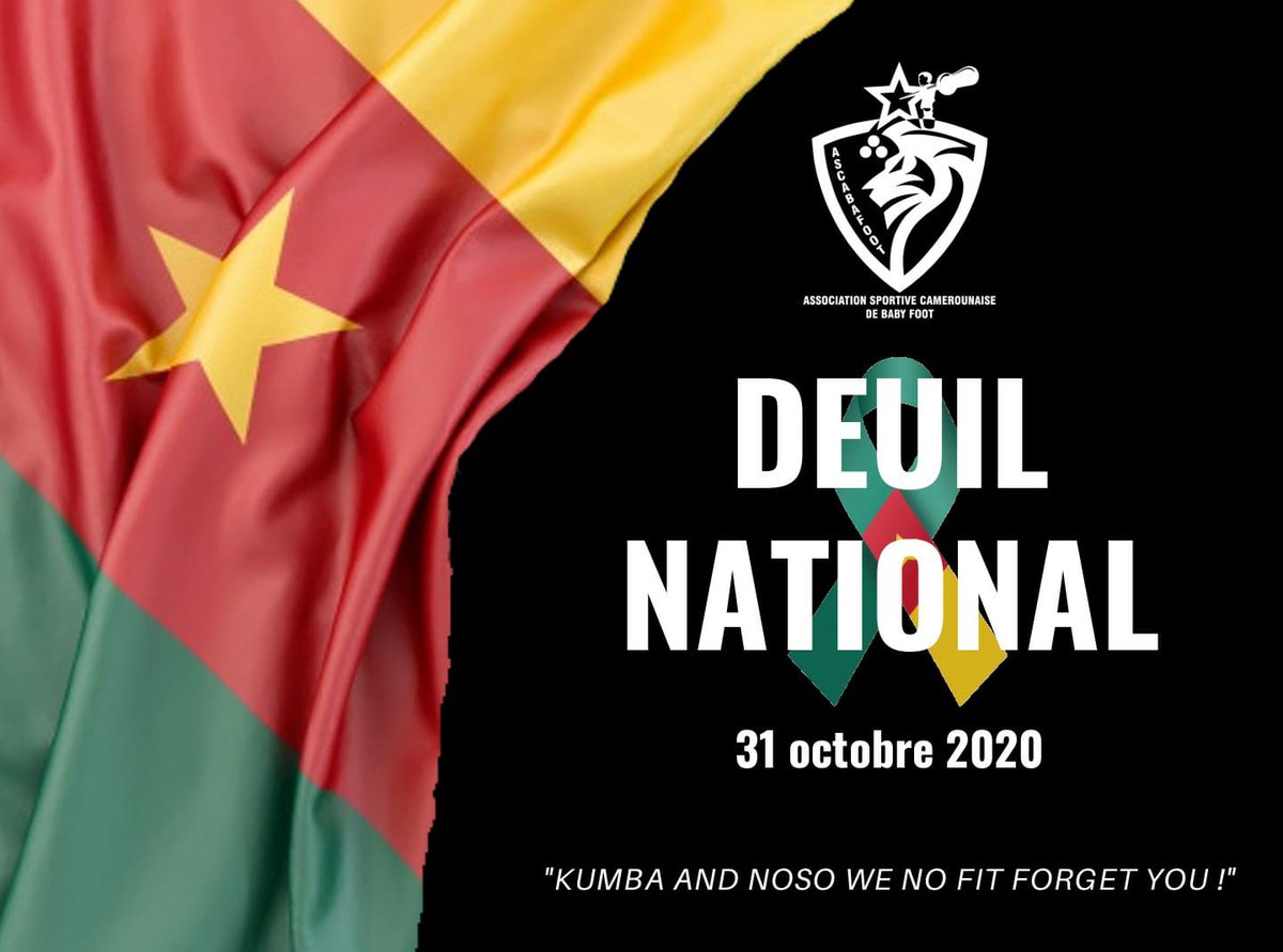 NTrophees's tweet photo. Hello #TT237 

En ce jour de Deuil National, ayons une pensée pour les victimes de Kumba 

🙏🏾🙏🏾🙏🏾

#Prayforkumba https://t.co/UlGzUv81LQ