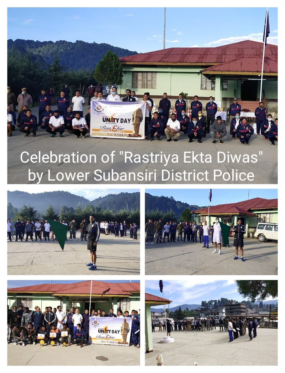 ArunachalPolice's tweet photo. National Unity Day was observed today across the police establishments in the state.

Glimpse from the events organised in districts and units.

@DgpPradesh https://t.co/veR69Ye007