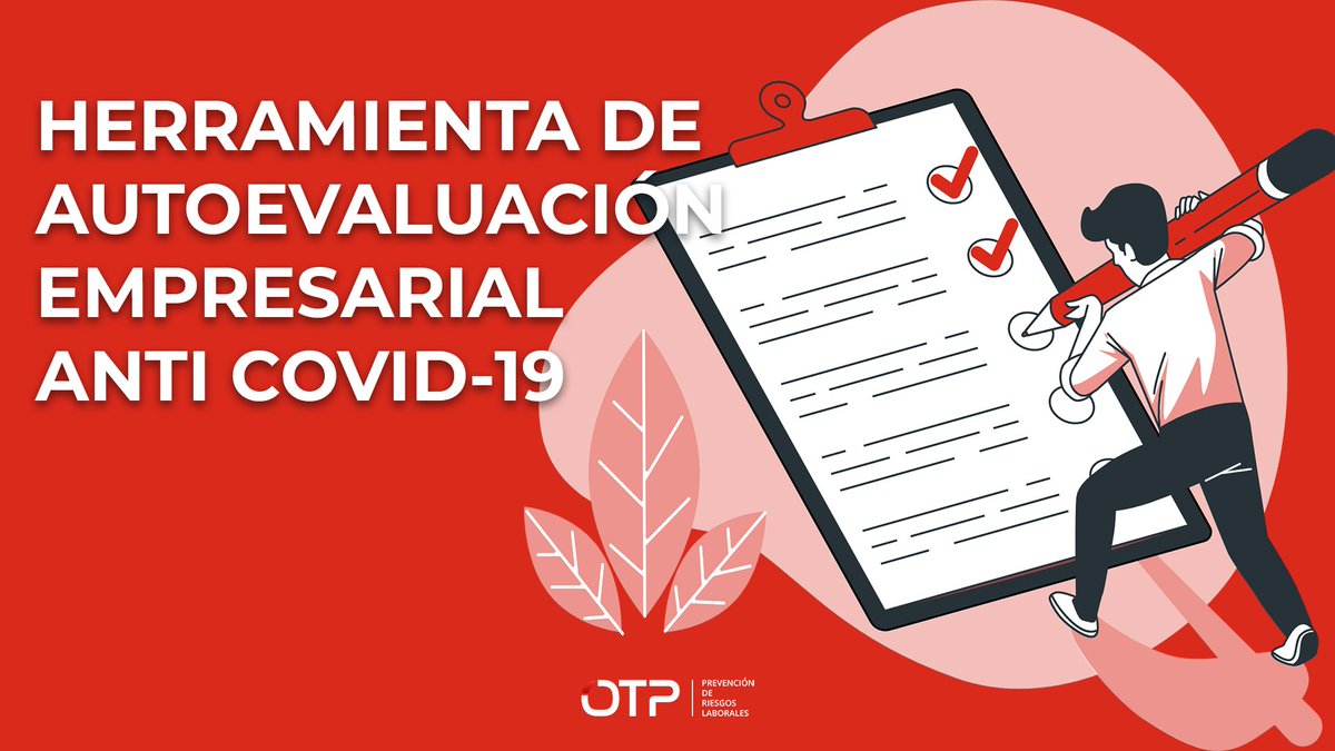 PrevencionOTP's tweet photo. Ponemos a tu disposición una herramienta de autoevaluación con la que poder revisar los aspectos básicos a tener en cuenta a la hora de minimizar el riesgo de #COVID19🦠 en tu empresa.

🙋 ¿La quieres? Haz retweet con un comentario y te la mandamos por mensaje directo! https://t.co/QcAIZru3Ox