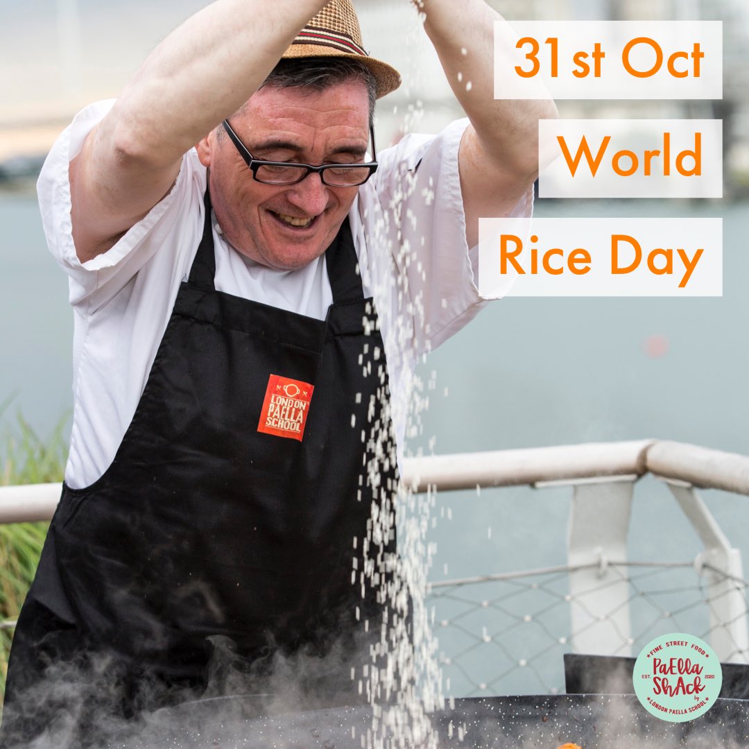 Did you know that the rice It is the main ingredient of Paella &amp; that you can choose more than 10 different varieties of short rounded rice to cook it like bomba rice,J Sendra rice,marisma rice,Albufera rice,senia rice,bahia rice,bombón rice,etc? #WorldRiceDay #rice #paella