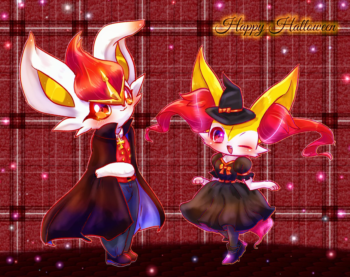 kireisann_Gi's tweet photo. happy Halloween
#テールナー #エースバーン
#braixen #cinderece https://t.co/duElh9cPZM