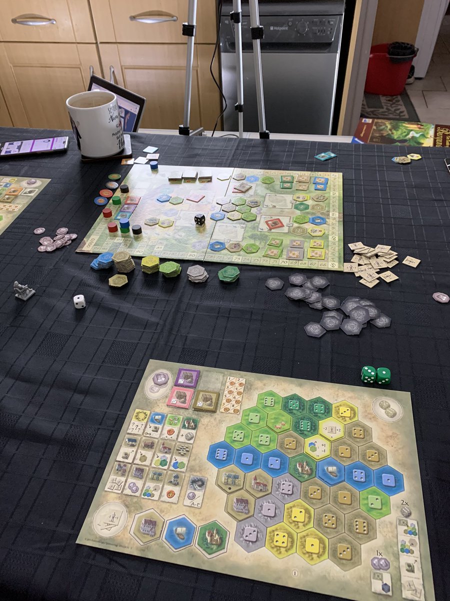 callum_etc's tweet photo. Currently playing Castles of Burgundy as part of @DementiaUK’s #RaiseYourGame challenge. I’ve been going since 5am, and my fellow players have just past the 21 hr mark of their 24 hr marathon! We’re very close to our target so please consider donating. https://t.co/HijwEYDeu4 https://t.co/Fjm6O1fX7S