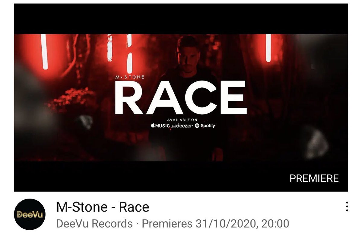 MSTONE_Official's tweet photo. The music video for my new track - RACE - Is out tonight (Sat) 8pm with DeeVu Records! 🎵 

You’ll be able to watch here 👇 https://t.co/CIZQ3uyZ2K @deevurecords #musicvideo #newmusic #mstone #race #edm #house #isleofwight https://t.co/iT6XovbKKm