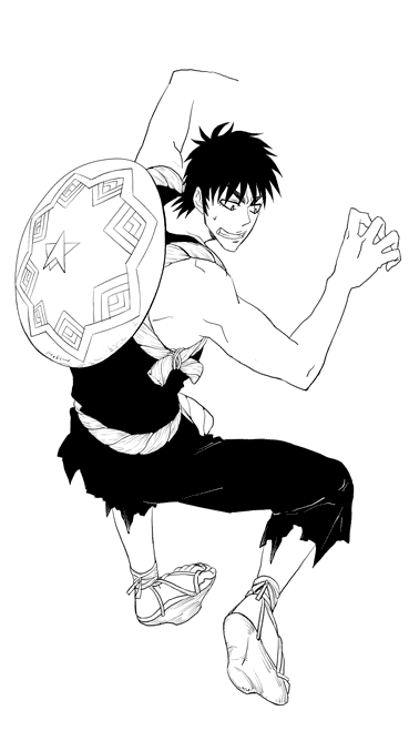 5.黒木(金狼)
黒木と戸叶で金狼銀郎は決めてたけど、どっちをどっちにするかやや迷い、やっぱり兄のほうを兄にした。キャラ的には逆でもよかったな。
#一人きり泥門祭り 
