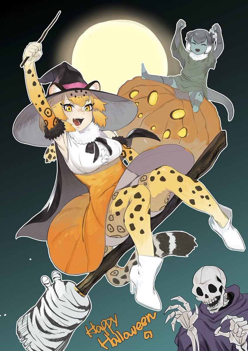 JapariArk's tweet photo. ハッピーハロウィン!たーのしー!
HappyHalloween ! Tanoshi !
#けものフレンズ #FriendsMind
#ハッピーハロウィン #HappyHalloween https://t.co/sNY9H5p64j