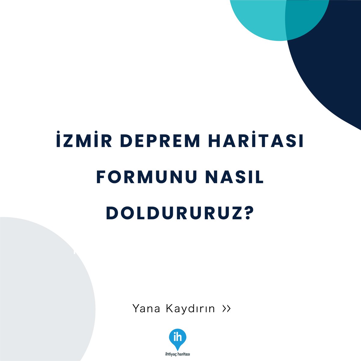 📢 Tüm İzmirlilere çağrımızdır!
📍İhtiyaçları doğrulamamıza yardımcı olun. Görmüş olduğunuz hasarlı binaları, dışarıda konaklayan ihtiyaç sahiplerini ve ihtiyaçları, "Deprem Haritası Formu" aracılığıyla bildirin. Desteklerin ulaşmasına yardımcı olun.
🔗https://t.co/hrqsrn1Mp0 https://t.co/7jhWptYipj