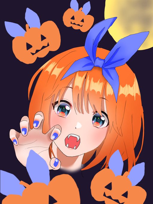理系絵描き■C105日曜東4ラ61bさんがTwitterに投稿した中野四葉(五等分の花嫁)のイラスト。