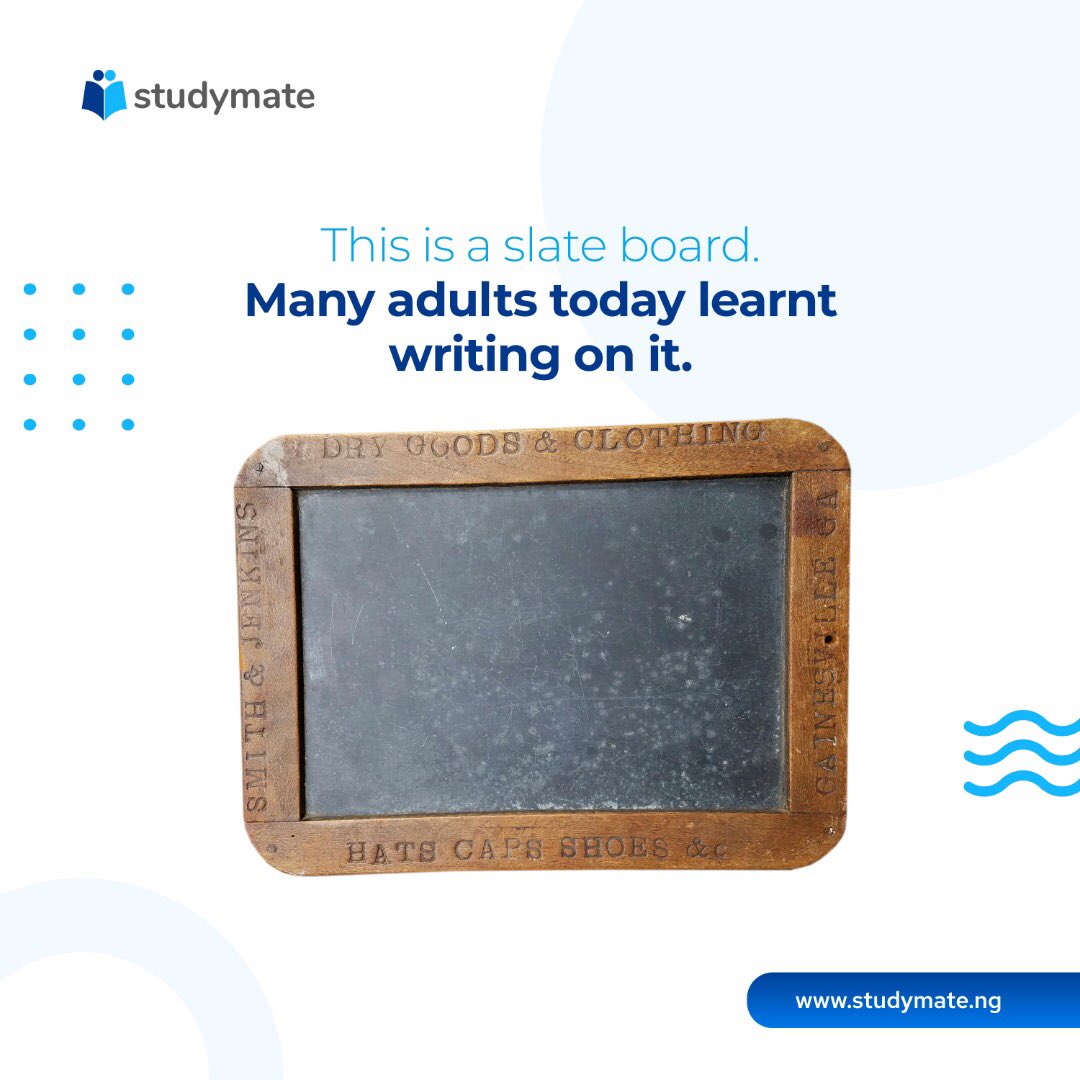 studymate_ng's tweet photo. On Throwback Thursday this week, we celebrated the slateboard. It was the way adults of today who studied at least two and half decades ago in kindergartens and nursery schools learnt to write the alphabets.
#slateboard https://t.co/HNhnVbX8yJ