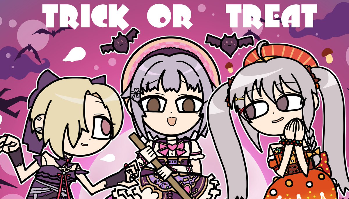 HALLOWEEN with 142's !! #白坂小梅 #輿水幸子 #星輝子