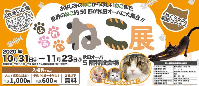 ふれあいねこ展のtwitterイラスト検索結果